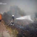 Gaszenie pożaru w obwodzie czernichowskim