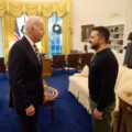 Joe Biden i Wołodymyr Zełenski