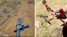 “Latający Kałasznikow” gromi z powietrza rosyjską piechotę! (WIDEO)