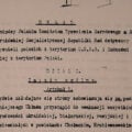 Pierwsza strona Układu dotyczącego ewakuacji obywateli polskich z terytorium USRR i ludności ukraińskiej z terytorium Polski podpisanego 9 września 1944 r. Public domain