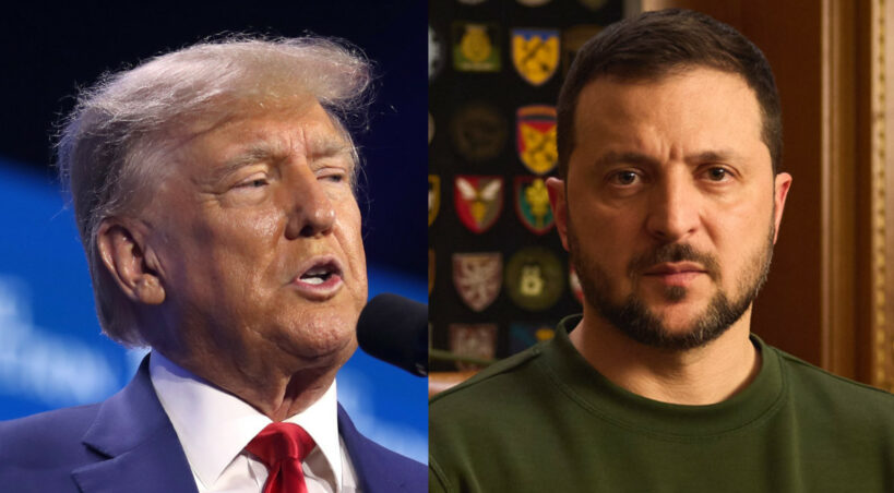 Trump i Zełenski