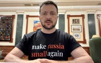 "Make russia small again"! Zełenski doprowadził Kreml do histerii (WIDEO)