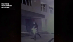 “Płonący dywersant” podpala siedzibę rosyjskiej FSB! (WIDEO)