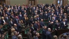 Polscy parlamentarzyści uczcili ukraińskie ofiary