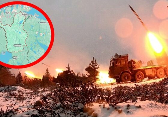 Potężne uderzenie z dział i wyrzutni na granicy Finlandii z Rosją!