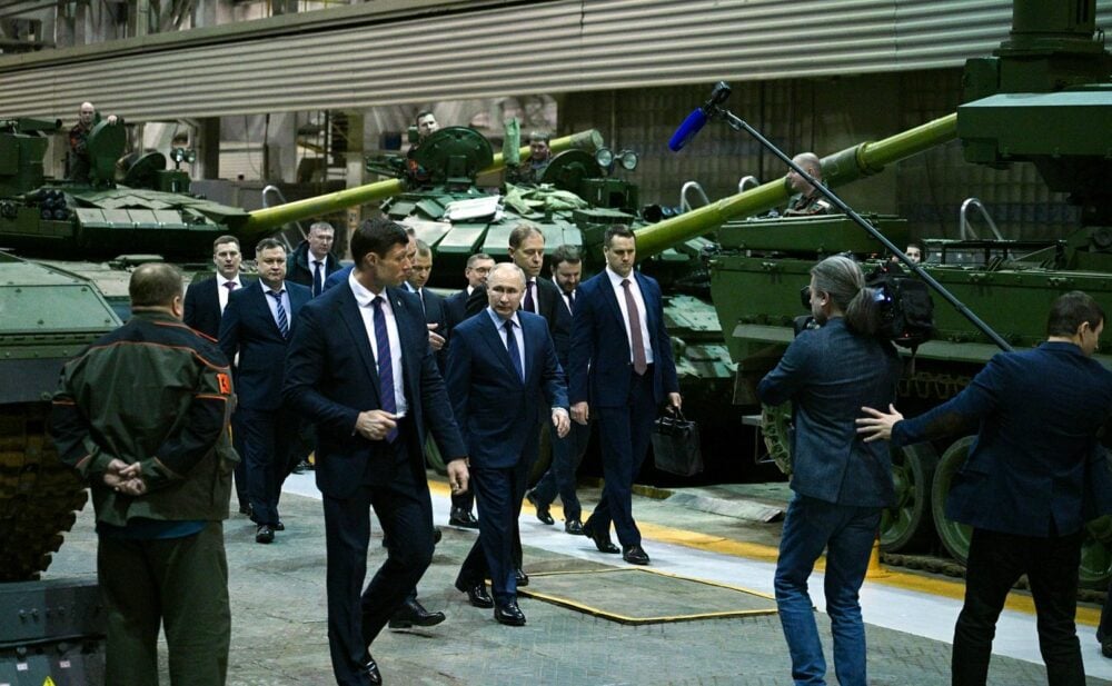Władimir Putin odwiedził Uralwagonzawod