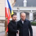 Wołodymyr Zełenski i Donald Tusk we Lwowie