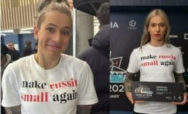 Węgrzy się wściekli, gdy litewska sportsmenka włożyła koszulkę z napisem „Make russia small again”