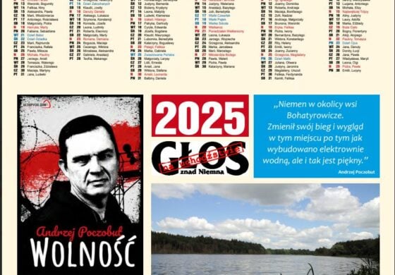 Kalendarz Głosu znad Niemna na 2025 rok