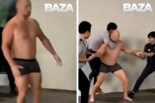 “OMON-owiec z Białorusi” dostał szału w Tajlandii! Zrzucał policjantów jak gruszki (WIDEO)