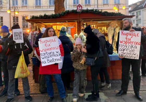 Zbierające pieniądze na "ruski mir" z-mniszki przepędzone ze Szczecina!