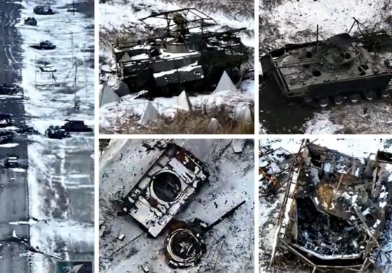 Zrobili im Kursk 2.0! Totalny pogrom sprzętu pancernego Rosji (WIDEO)