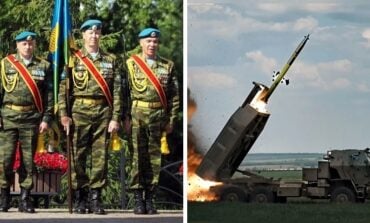 Ustawili się uroczyście w szeregu, by powitać... HIMARS-a!