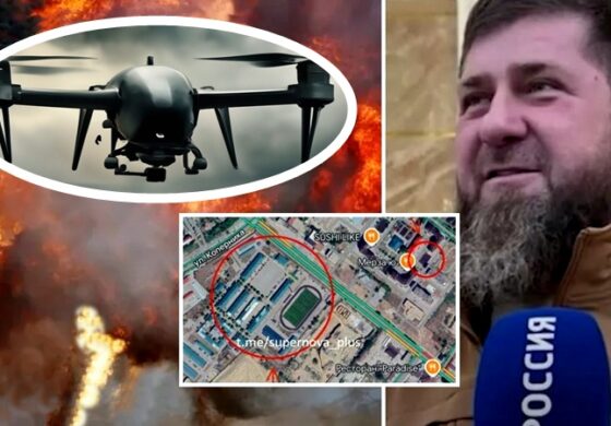 Ukraiński dron zrobił Kadyrowowi pobudkę! (WIDEO)