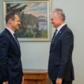 Prezydent Gitanas Nausėda spotyka się z premierem Gintautasem Paluckasem