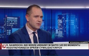 Kandydat na prezydenta Polski: Dziś nie widzę Ukrainy ani w UE, ani w NATO