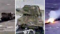 Jest aż tak źle? Putin wysłał na samobójczą misję ostatni czołg! (WIDEO)