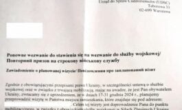 Ukraińcy w Polsce dostają wezwania do wojska pod groźbą ekstradycji!