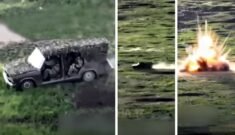 Jeszcze nie pałki i kamienie, ale już blisko. Żygulowozy atakują! (WIDEO)