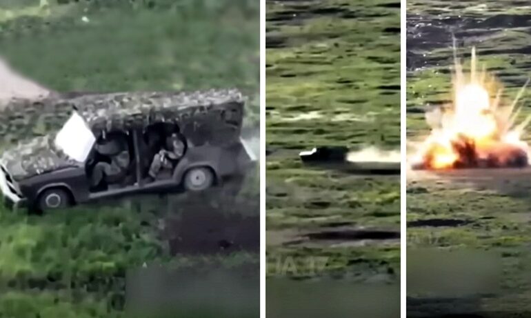 Jeszcze nie pałki i kamienie, ale już blisko. Żygulowozy atakują! (WIDEO)