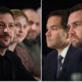 Prezydent Wołodymyr Zełenski. i wiceprezydent USA JD Vance. Fot: PrtSc/x.com/ZelenskyyUa