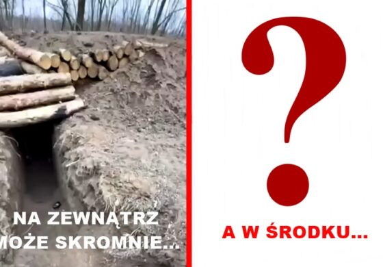 W wolnej chwili wpadnijcie do nas na wojnę. "Oto nasza skromna ziemianka" (WIDEO)