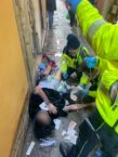 W Wenecji ukraiński wojskowy uratował życie mężczyźnie ranionemu nożem