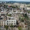 Zniszczony przez Rosjan Mariupol