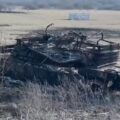 Zniszczony w obwodzie kurskim czołg M1A1 SA Abrams ARATA wojsk ukraińskich