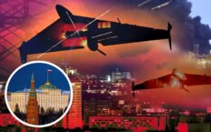 Było o włos! Dron uderzył przy trasie przejazdu Putina