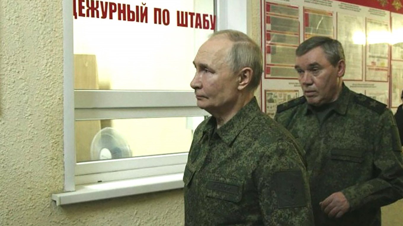 Władimir Putin i Walerij Gierasimow. Fot: Kremlin.ru
