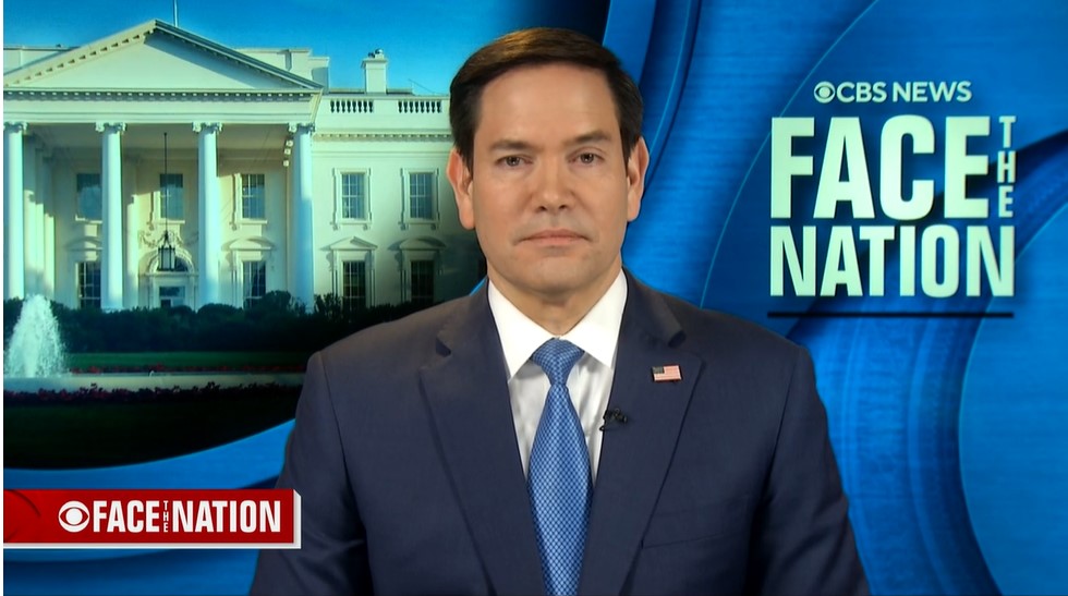 Sekretarz Stanu USA Marco Rubio. Fot: PrtSc cbsnews.com