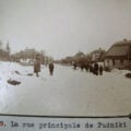 Puźniki w latach 1906-1910, w tle wieża kościoła, fot. puzniki.pl