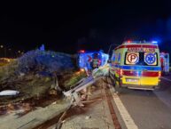 Warszawa: Groźny wypadek autokaru przewożącego Ukraińców i Białorusinów