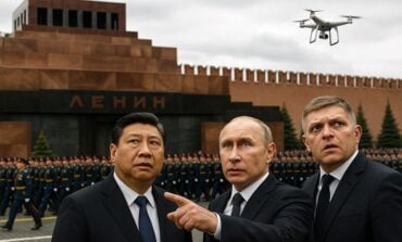 Ukryją Xi Jinpinga i Fico w mauzoleum Lenina? Putin boi się ciosu dronem w paradę w Moskwie!