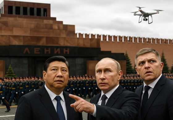 Ukryją Xi Jinpinga i Fico w mauzoleum Lenina? Putin boi się ciosu dronem w paradę w Moskwie!