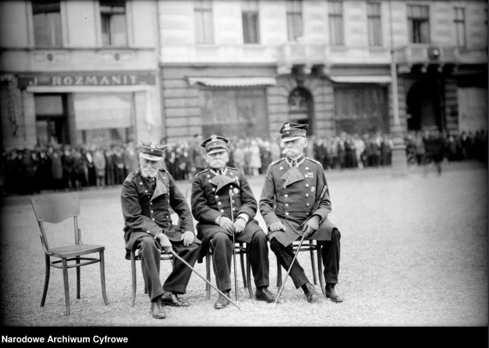 Weterani powstania styczniowego. 1929, fot. NAC
