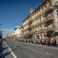 Pożegnanie amerykańskich żołnierzy poległych w Podbrodziu na Litwie. Fot: fot. zw.lt/Mariusz Pyż