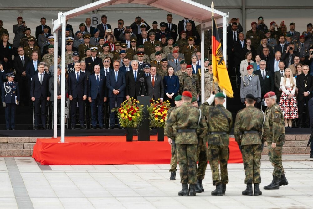Ceremonia w Wilnie 22.05.2025. Fot: x.com/GitanasNauseda