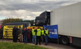Na granicy z Ukrainą rozpoczął się protest polskich przewoźników