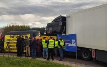 Na granicy z Ukrainą rozpoczął się protest polskich przewoźników