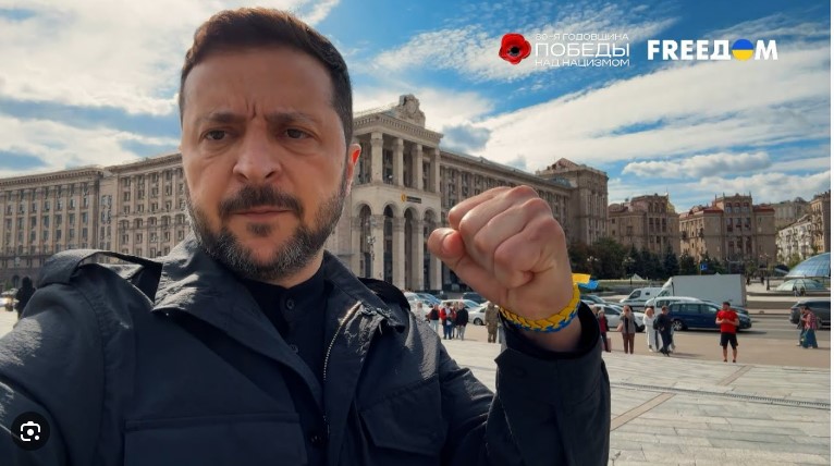 Zełenski wprost: Walczyliśmy z niemieckim nazizmem, a teraz z rosyjskim. Pokazał różnice (WIDEO)