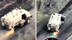 Szaleńczy drift wozem bojowym na 3 kołach! (WIDEO)