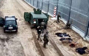 Imigranci nasilają szturm na granicy z Białorusią! Padł rekord