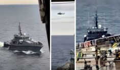 O włos od starcia na Bałtyku! Rosja próbowała bronić tankowca (WIDEO)