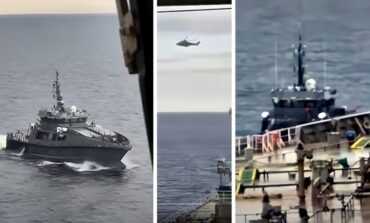 O włos od starcia na Bałtyku! Rosja próbowała bronić tankowca (WIDEO)