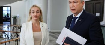 Andżelika Mielnikowa i Paweł Łatuszko Zdjęcie archiwalne: NAU