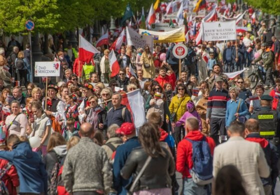 Abyśmy byli jedno... 10 tys. zamanifestowało Polskość w Wilnie (FOTO)