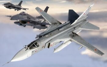 Polskie myśliwce przechwyciły rosyjski bombowiec Su-24!