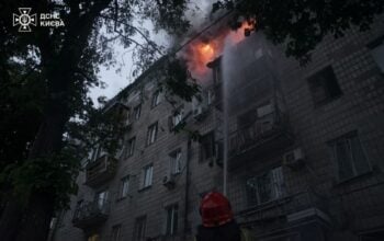 Bandycki atak na Kijów. Płoną mieszkania, są ofiary i ranni - także dzieci